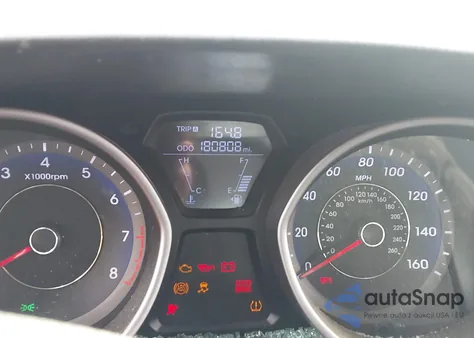 2013 Hyundai Elantra Gls from USA, damaged, VIN KMHDH4AE0DU737205